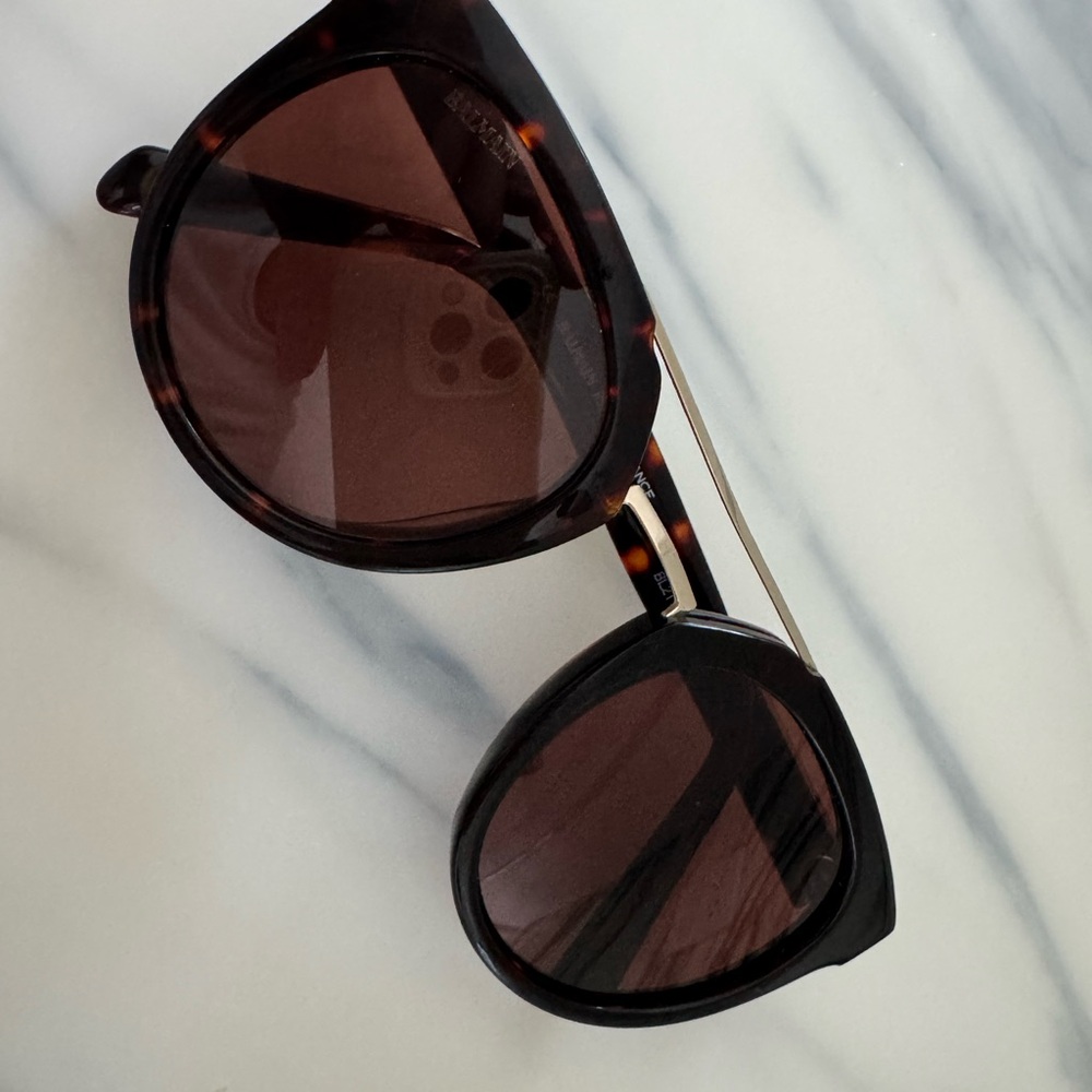Balmain Tortoise Shell Sunglasses
